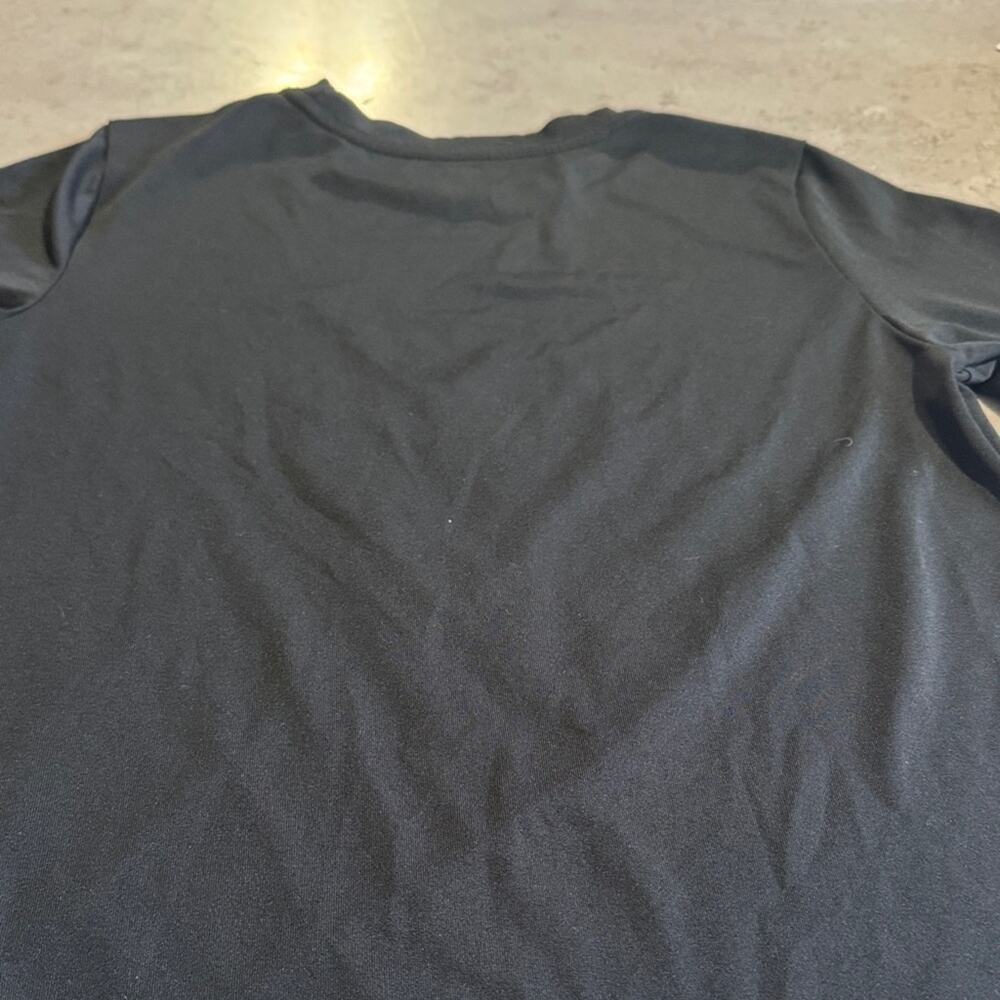 DSG Black Tee with Fiery Basketball Design child size 10-12 - Picture 5 of 6